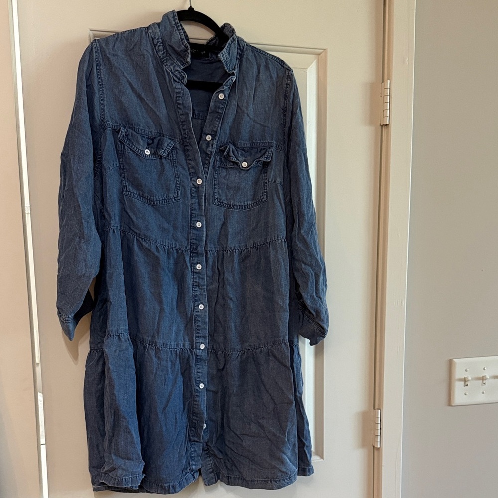 Velvet Heart Blue Denim Dress